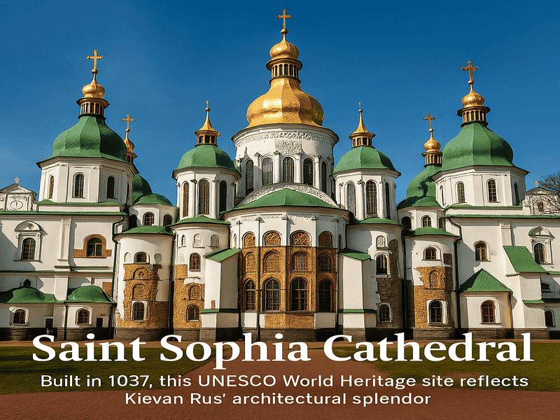Saint Sophia Cathedral in Kyiv A Testament to the Architectural and Spiritual Grandeur of Kievan Rus’