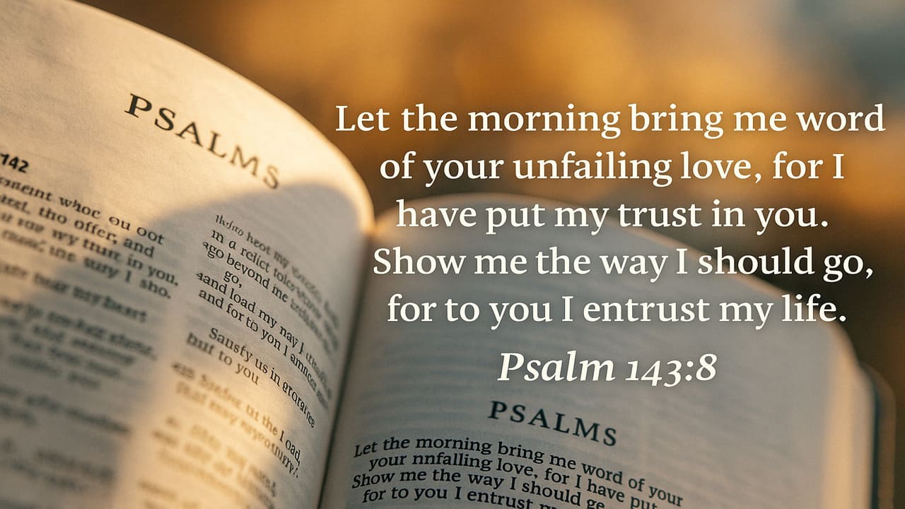Daily Encouragement from the Psalms A Verse to Start Your Morning Right