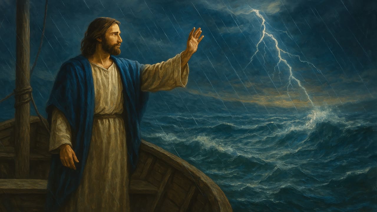 Jesus Calms the Storm Finding Peace in the Middle of Chaos