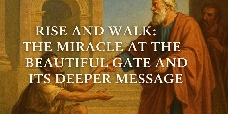 Rise and Walk The Miracle at the Beautiful Gate and Its Deeper Message