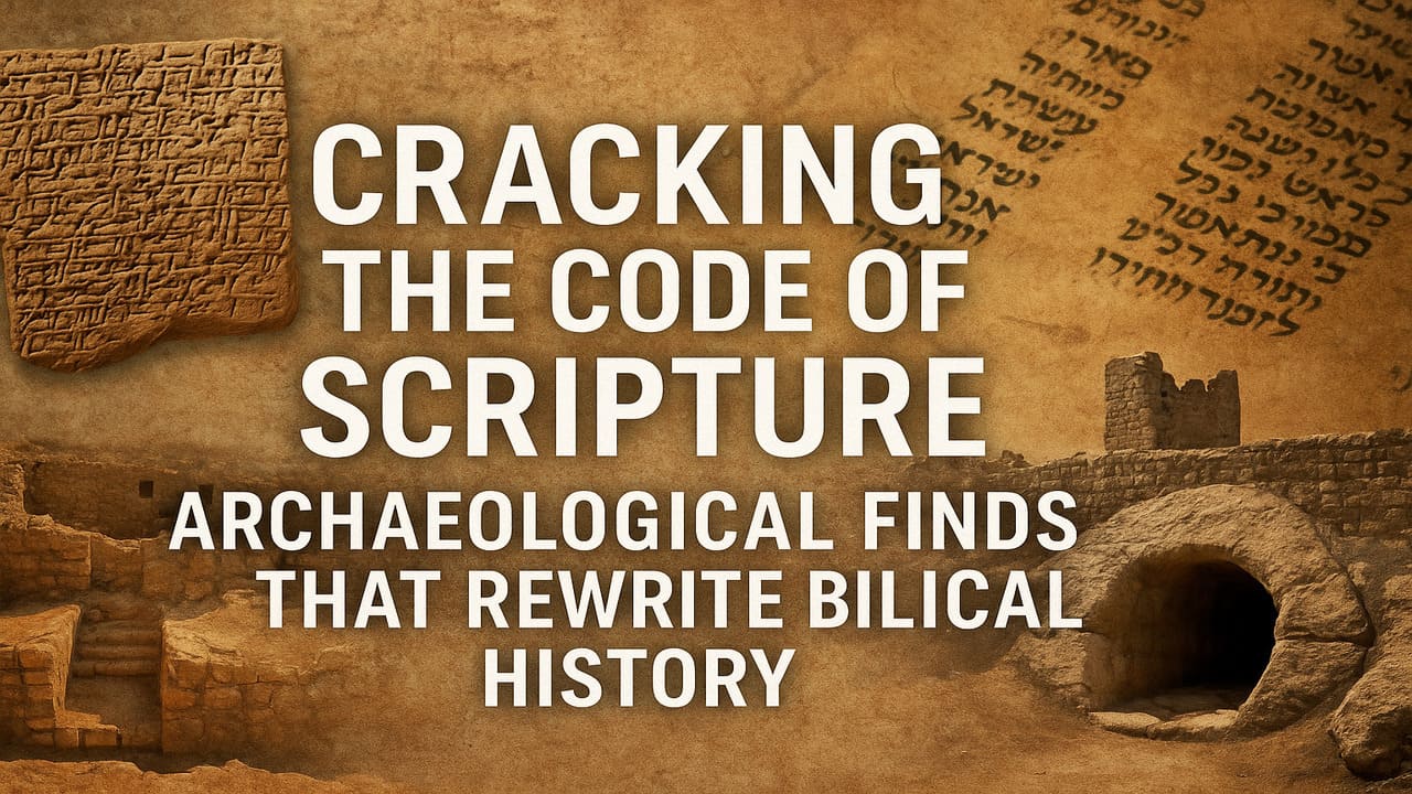 Cracking the Code of Scripture Biblical Archaeology Finds That Rewrite History