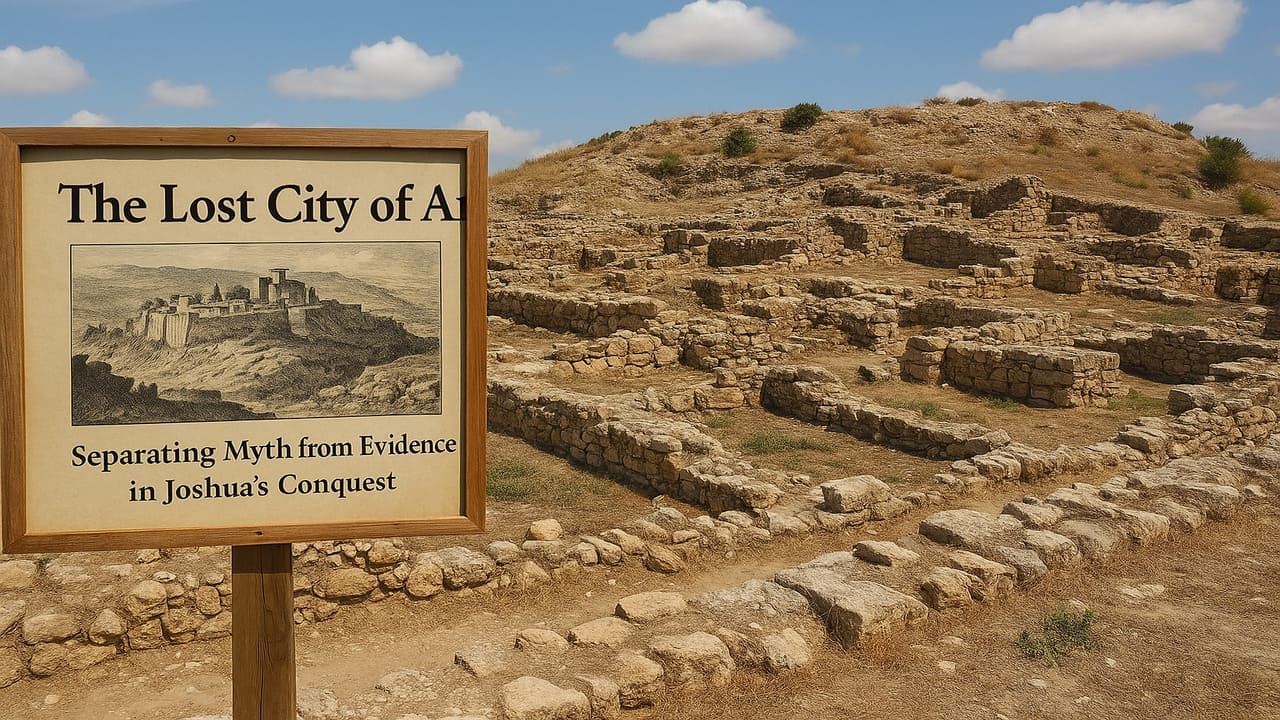 The Lost City of Ai Separating Myth from Evidence in Joshua’s Conquest
