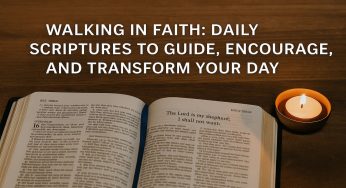 Walking in Faith: Daily Scriptures to Guide, Encourage, and Transform Your Day
