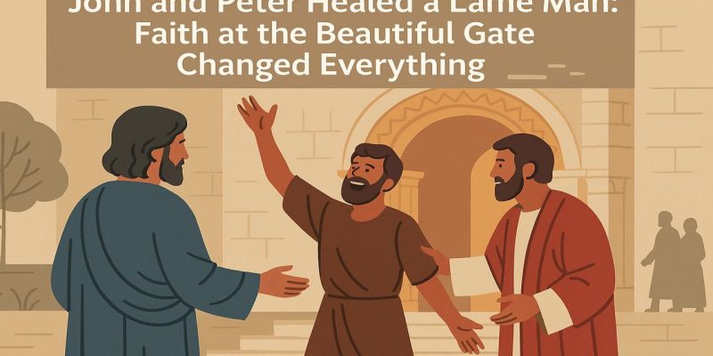 John and Peter Healed a Lame Man Faith at the Beautiful Gate Changed Everything