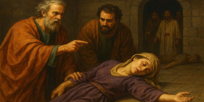 Lightning from Heaven How Ananias and Sapphira's Fate Shocked the Early Church
