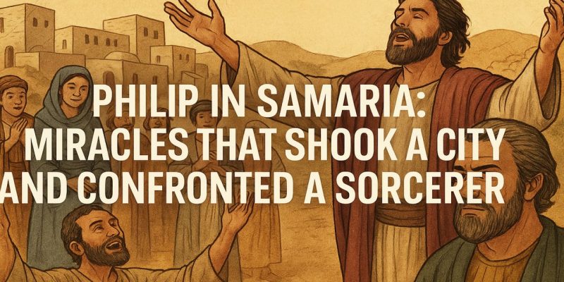 Philip in Samaria Miracles That Shook a City and Confronted a Sorcerer
