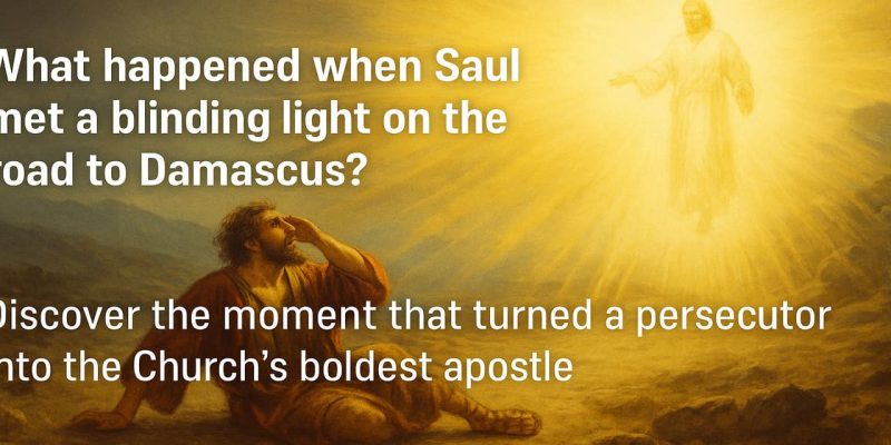 The Blinding Encounter How Saul Met the Risen Christ on the Road to Damascus
