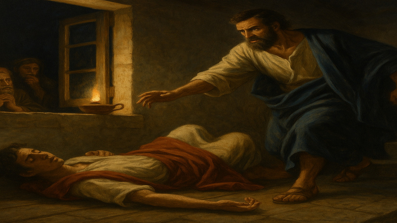 Midnight in Troas When Paul Preached Too Long and Raised the Dead