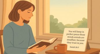 Quiet Mornings: A Verse to Begin with Peace to Anchor Your Day