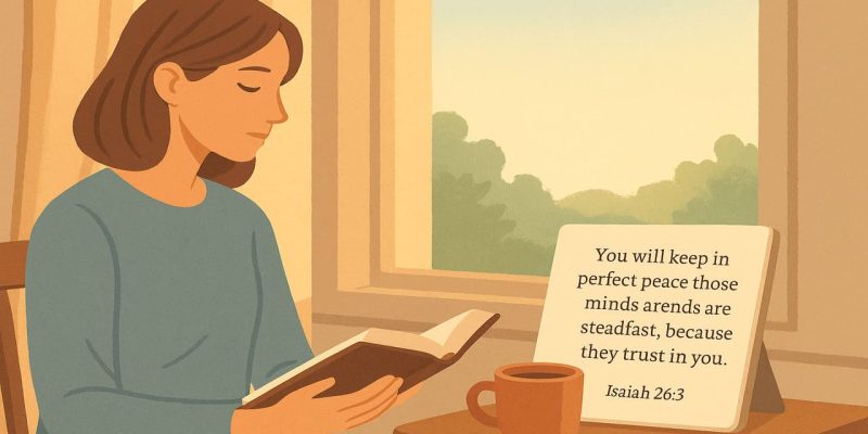 Quiet Mornings A Verse to Begin with Peace to Anchor Your Day