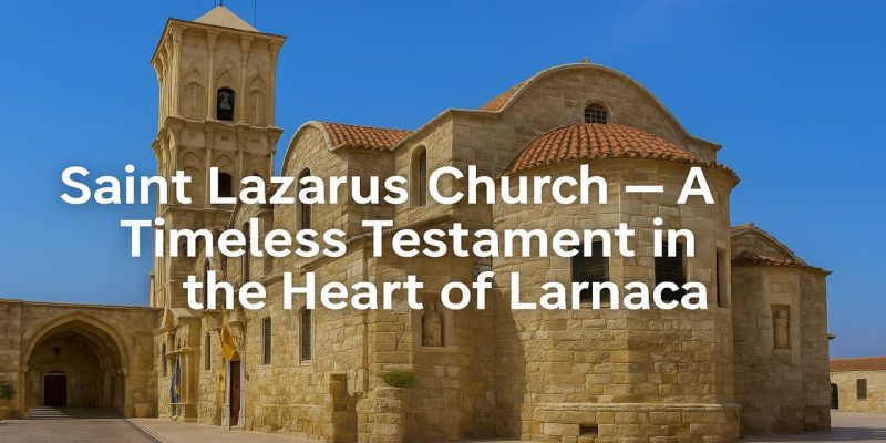 Saint Lazarus Church A Timeless Testament in the Heart of Larnaca
