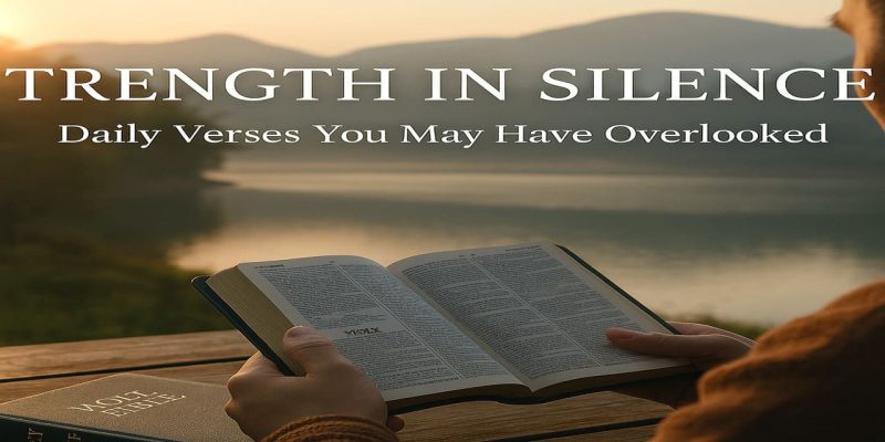 Strength in Silence Daily Verses You May Have Overlooked