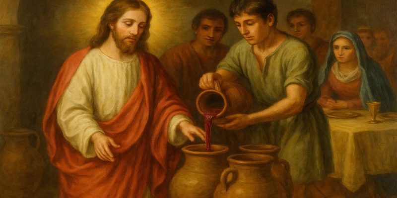 Water into Wine The First Miracle That Whispered the Glory to Come