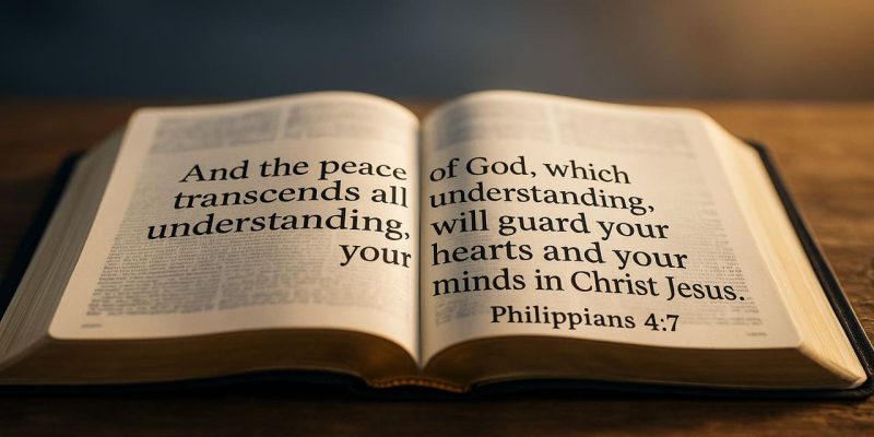 Discover Peace and Calm Through a Powerful Verse from Scripture
