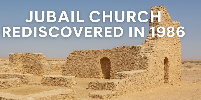 Jubail Church Rediscovered in 1986 and Shaped by Policy of Exclusivity
