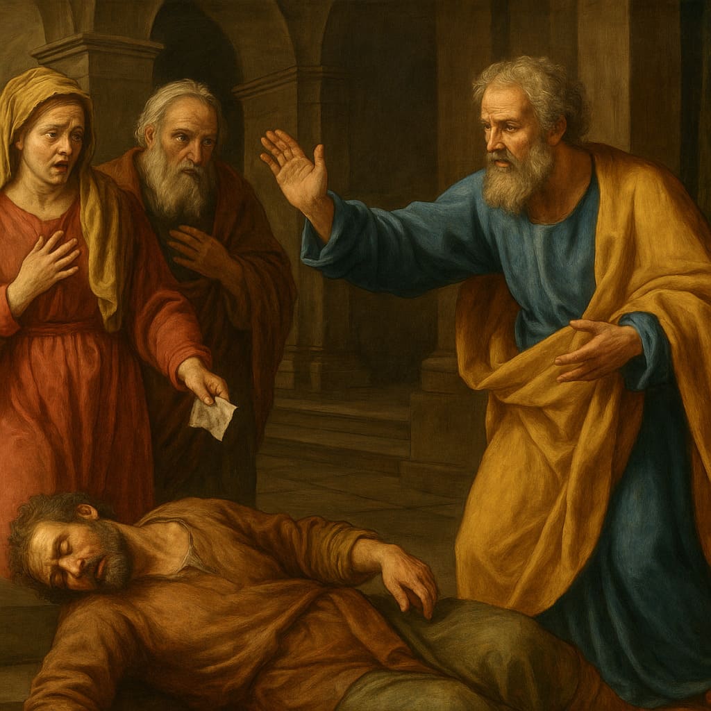 Lessons from Ananias and Sapphira
