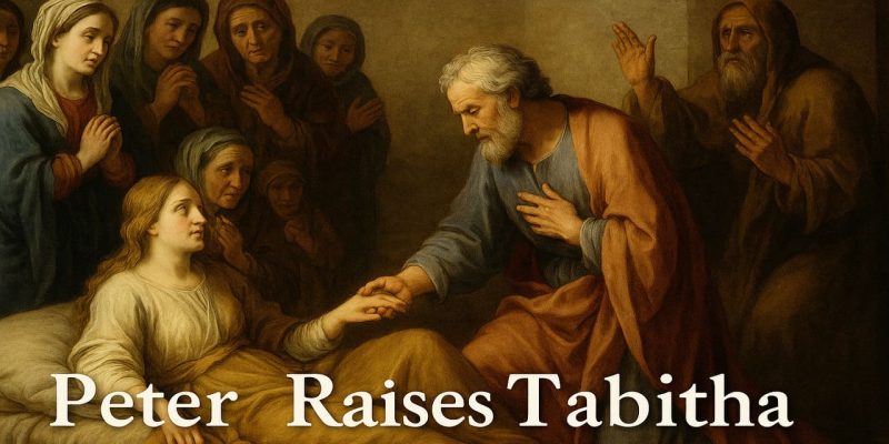 From Death to Life The Incredible Story of Peter raised Tabitha Resurrection